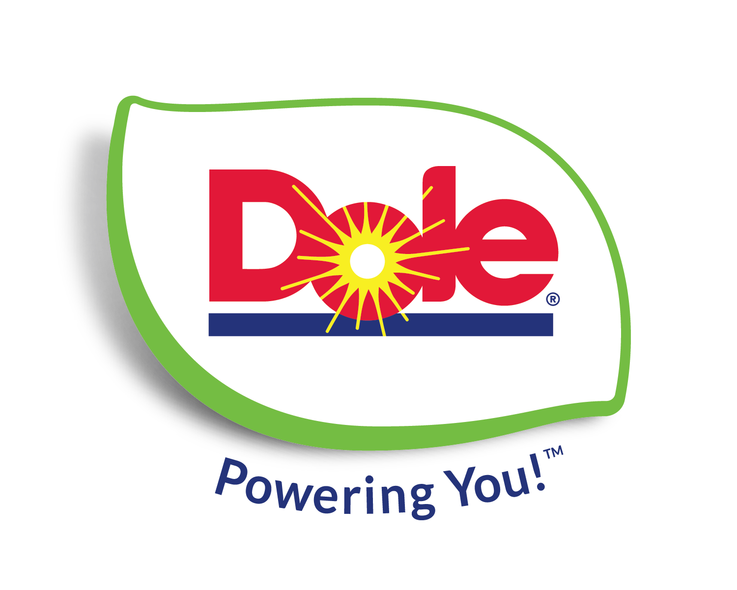 Dole Foods Logo_Powering You_Green Leaf with Shadow_PMS 368